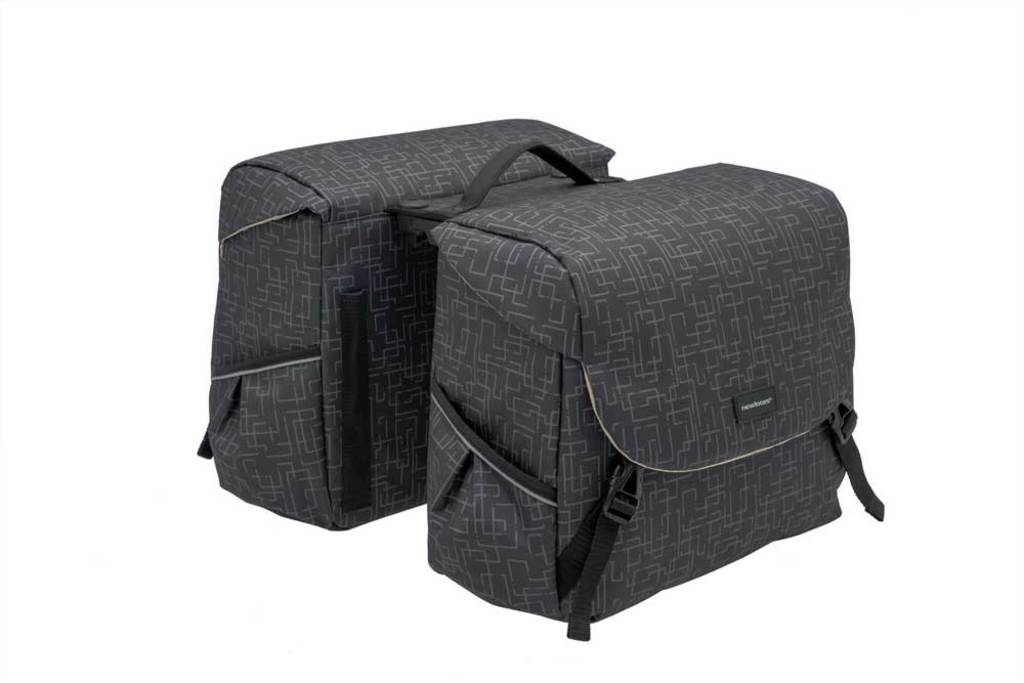 Dubbele-Fietstas-New-Looxs-Mondi-Joy-Double-RT-38-Liter-Ivy-Black Dubbele-Fietstas-New-Looxs-Mondi-Joy-Double-RT-38-Liter-Ivy-Black
